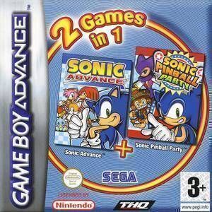 2 in 1 sonic advance sonic pinball party europe