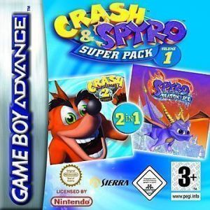 2 In 1 - Spyro - Season Of Ice & Crash Bandicoot 2 - N-Tranced ROM