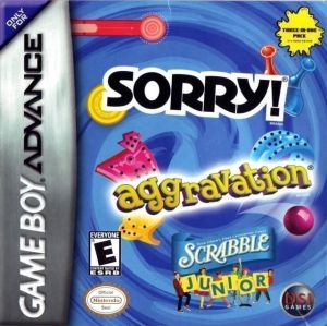 3 In 1 - Sorry Aggravation Scrabble Junior ROM