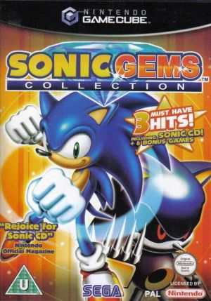 sonic gems collection europe