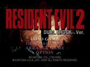 resident evil 2 dual shock cd1 slus 00748 usa