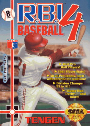 RBI Baseball 4 (UJE) (Aug 1991) [b1] ROM