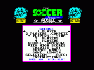 4 Soccer Simulators - Street Soccer (1989)(Codemasters Gold)[48-128K] ROM