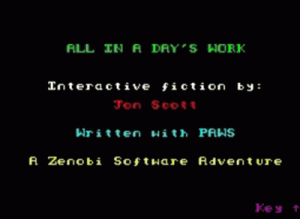 All In A Day's Work (1996)(Zenobi Software)