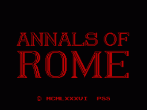 Annals Of Rome (1986)(PSS)