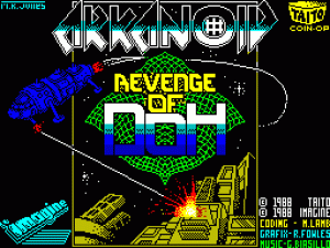 Arkanoid II - Revenge Of Doh (1988)(Erbe Software)[128K][re-release] ROM