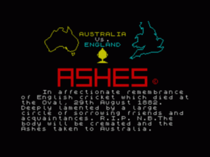 Ashes (1984)(CCS) ROM