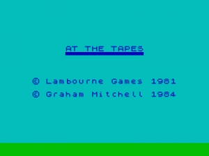 At The Tapes (1984)(Lambourne Games)(Side B) ROM