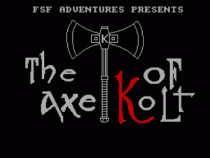 Axe Of Kolt, The (1990)(FSF Adventures)(Part 1 Of 4)[128K] ROM
