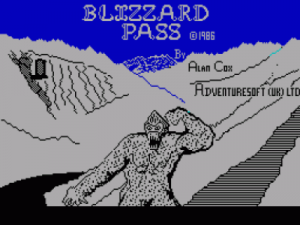 Blizzard Pass (1986)(Adventuresoft UK)[a]