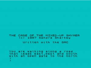 Case Of The Mixed-Up Shymer, The (1987)(Atlas Adventure Software) ROM
