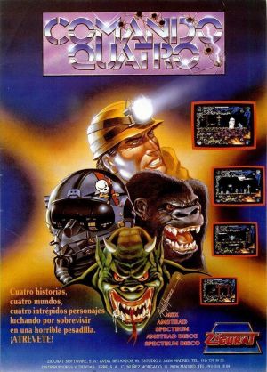 Comando Quatro (1989)(Zigurat Software)(es)[a2] ROM