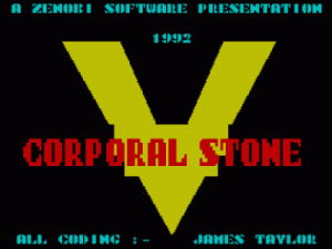 Corporal Stone (1992)(Zenobi Software) ROM