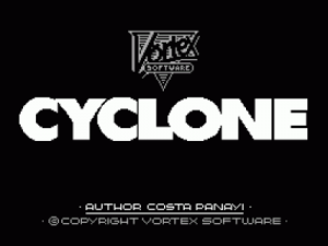 Cyclone (1985)(Vortex Software)[a] ROM