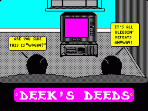 Deek's Deeds (1991)(Zenobi Software)[re-release] ROM