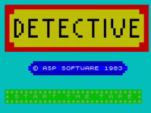 Detective, The (1983)(Arcade Software) ROM