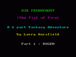 Die Feuerfaust - The Fist Of Fire (1995)(FSF Adventures)(Side B) ROM