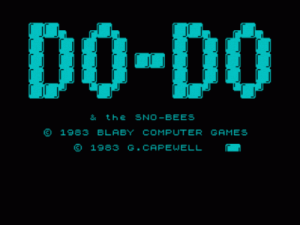 Do-Do & The Sno-Bees (1983)(Blaby Computer Games)[a] ROM