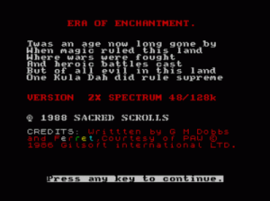 Era Of Enchantment (1988)(Sacred Scrolls Software)(Side B) ROM
