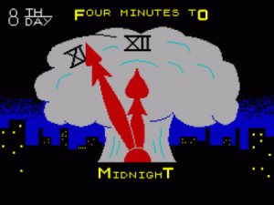 Four Minutes To Midnight (1987)(8th Day Software)(Side B)