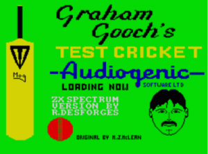 Graham Gooch's Test Cricket (1986)(Alternative Software)[re-release] ROM