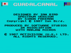 Guadalcanal (1987)(Activision)[a]