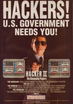 Hacker II - The Doomsday Papers (1987)(Activision)[a3] ROM
