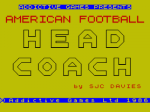 Head Coach (1986)(Addictive Games) ROM