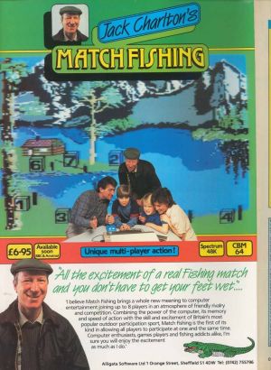 Jack Charlton's Match Fishing (1987)(Zafiro Software Division)[re-release] ROM