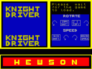 Knight Driver (1984)(Hewson Consultants) ROM