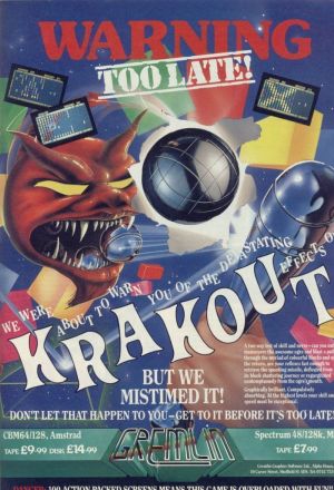 Krakout (1987)(Kixx)[re-release] ROM