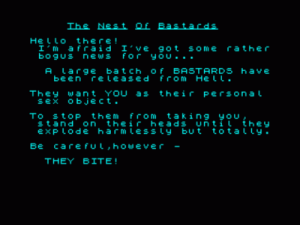 Nest Of Bastards, The (1991)(Greg Fox)[128K] ROM