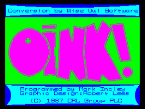Oink! - Piggy Tales (1987)(CRL Group)[a] ROM
