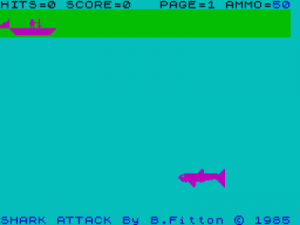 Shark Attack (1983)(Romik Software)[a][16K]