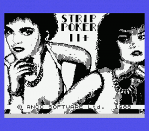 Strip Poker II Plus (1988)(Anco Software)(Side A)[a][aka Strip Poker II+] ROM