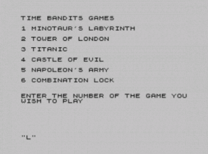Time Bandits (1982)(Newsoft Products)(Side B)[16K] ROM
