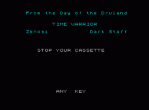 Time Warrior V2 (1993)(Zenobi Software)(Side A)[128K] ROM
