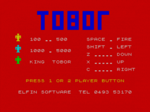 Tobor (1982)(Elfin Software) ROM