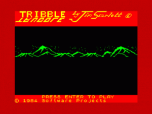 Tribble Trubble (1984)(Software Projects) ROM