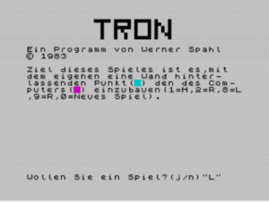 Tron (1983)(Werner Spahl)(de) ROM