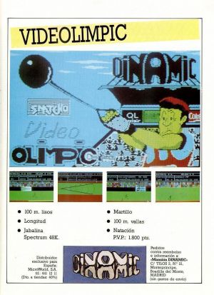 Video Olympics (1986)(Mastertronic)[aka Video Olimpic] ROM