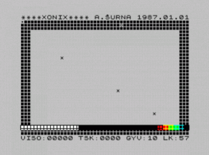 Xonix (1987)(A. Surna)(lt)[16K] ROM