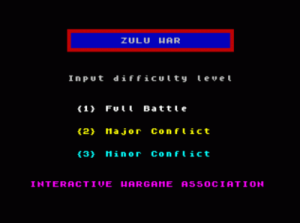 Zulu War - Part 1 - Ulundi (1987)(CCS)[a] ROM