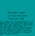 Black Knight Adventure (1988)(Atlas Adventure Software)(Side A)