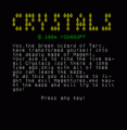 Crystals (1984)(Yodasoft)
