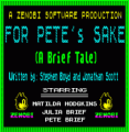 For Pete's Sake (1993)(Zenobi Software)(Side A)